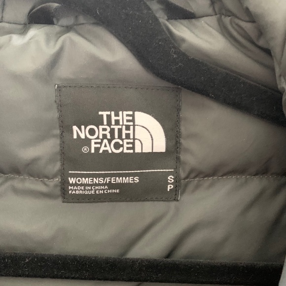 North face dark gray parka coat - Picture 4 of 6